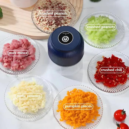 🔥LAST DAY 49% OFF- Electric Garlic Chopper,Mini Portable Veggie Chopper