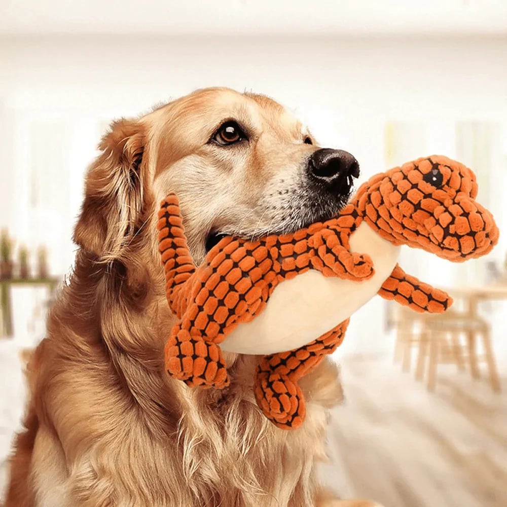 tear-resistant Robust Dino - Dog Toy 2.0 Upgraded Version