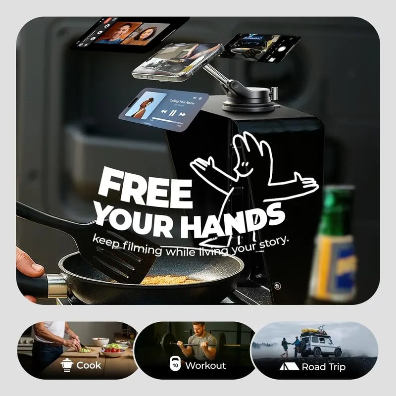 🔥LAST DAY 49% OFF- 360°Vacuum Car Phone Holder