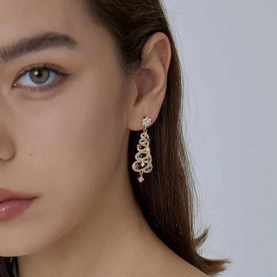 🎄CHRISTMAS HOT SALE✨SHINY CHRISTMAS TREE EARRINGS(Buy 3 Get Free Shipping)