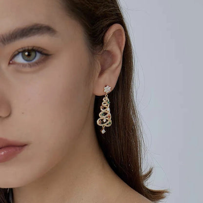 🎄CHRISTMAS HOT SALE✨SHINY CHRISTMAS TREE EARRINGS(Buy 3 Get Free Shipping)