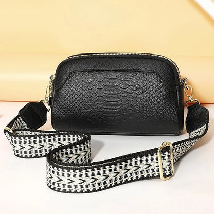 🔥Hot Sale 48% OFF🔥First Layer Cowhide Crossbody Bag Alligator Pattern Women Shoulder Bag for Work