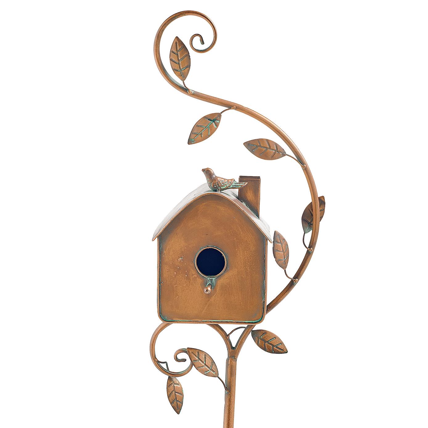 Birdhouse Garden Stakes