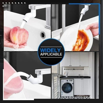 Universal rotary faucet extender