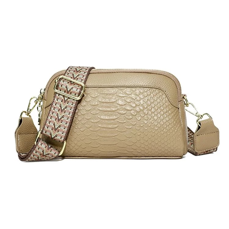🔥Hot Sale 48% OFF🔥First Layer Cowhide Crossbody Bag Alligator Pattern Women Shoulder Bag for Work