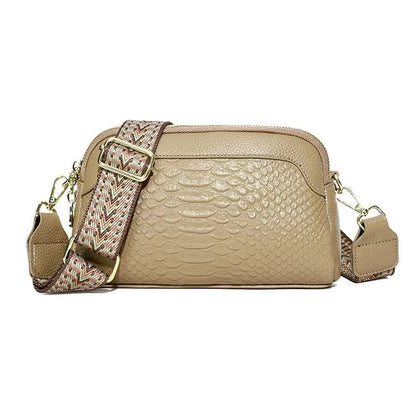 🔥Hot Sale 48% OFF🔥First Layer Cowhide Crossbody Bag Alligator Pattern Women Shoulder Bag for Work