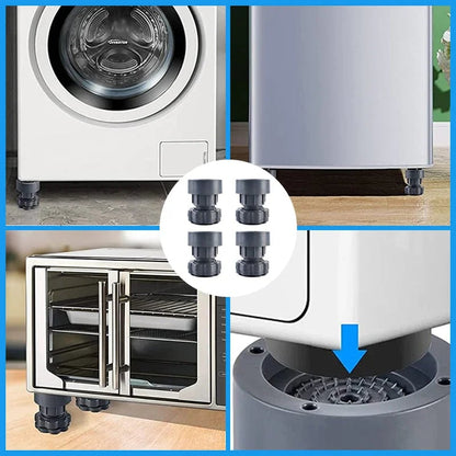 4 pieces height adjustable washing machine stand