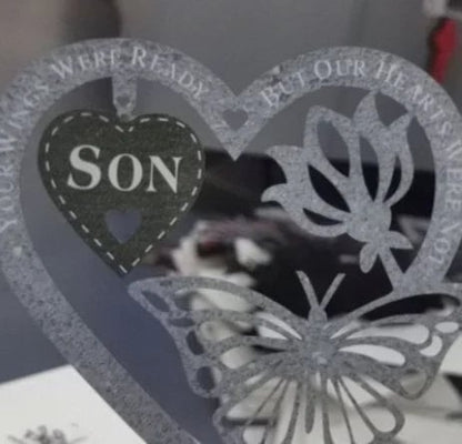 48% OFF🔥 - Memorial Gift Butterfly Ornament-Garden Memorial Plaque