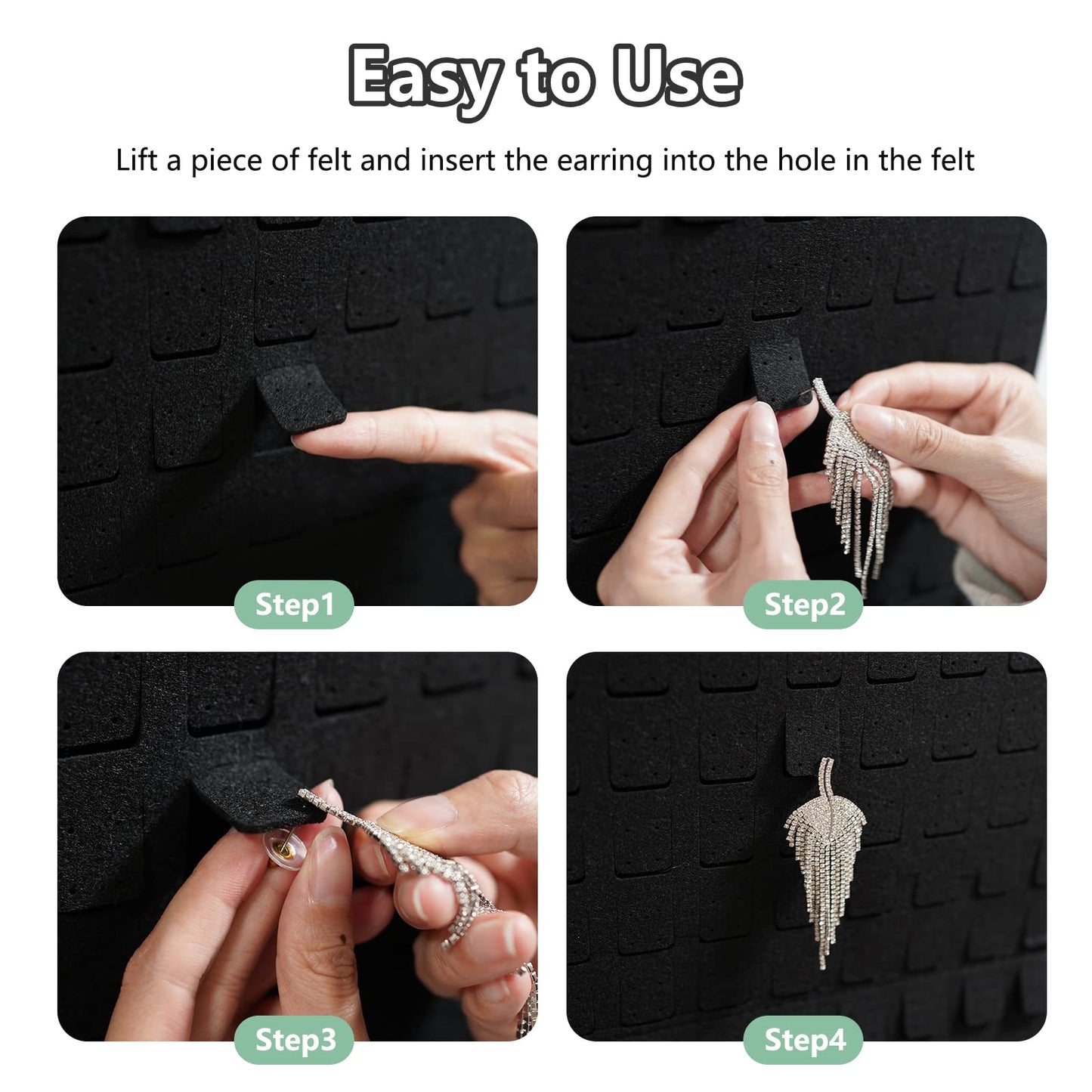 🔥2023 HOT SALE - Felt Hanging Jewelry Organizer-BUY 2 GET FREE SHIPPING