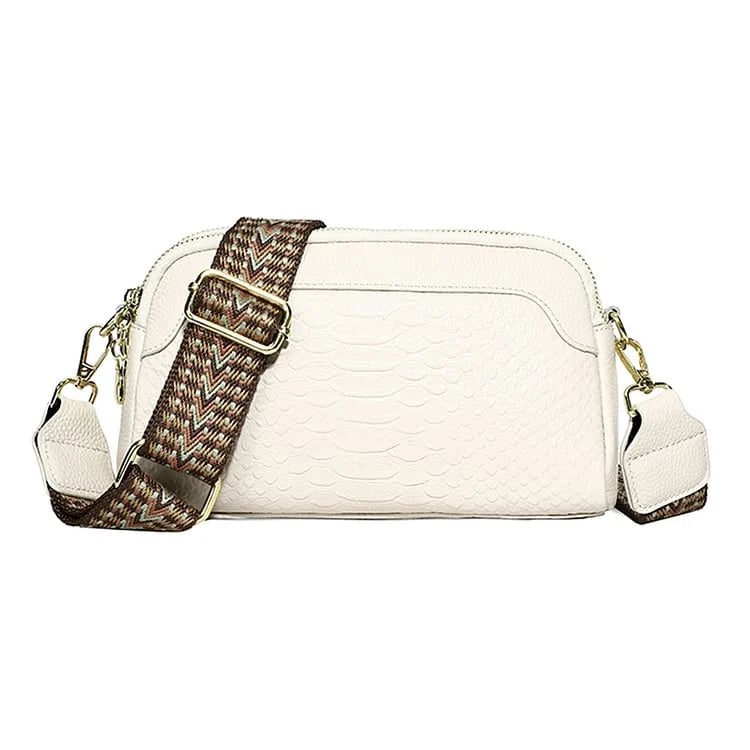 🔥Hot Sale 48% OFF🔥First Layer Cowhide Crossbody Bag Alligator Pattern Women Shoulder Bag for Work