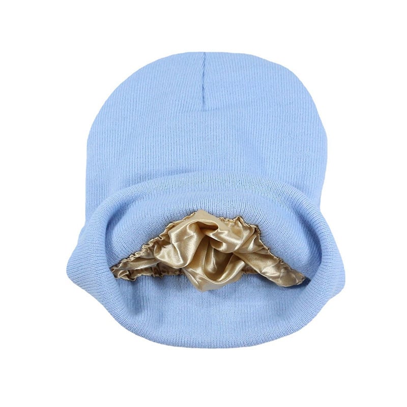 🔥LAST DAY 49% OFF- Satin Lined Knit Beanie Hat