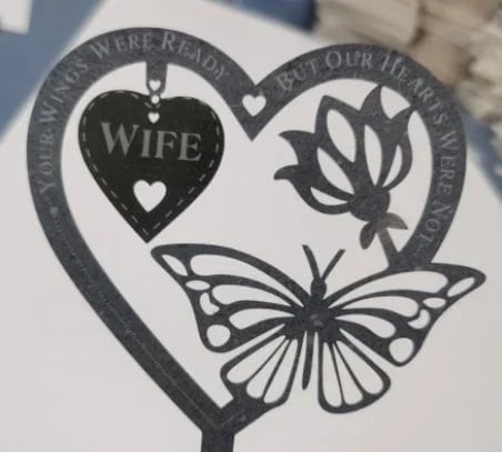 48% OFF🔥 - Memorial Gift Butterfly Ornament-Garden Memorial Plaque