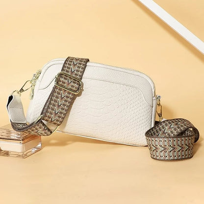 🔥Hot Sale 48% OFF🔥First Layer Cowhide Crossbody Bag Alligator Pattern Women Shoulder Bag for Work