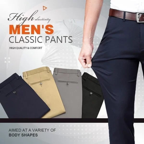 🔥(Buy 2 Free Shipping)🔥-High Stretch Men's Classic Pants