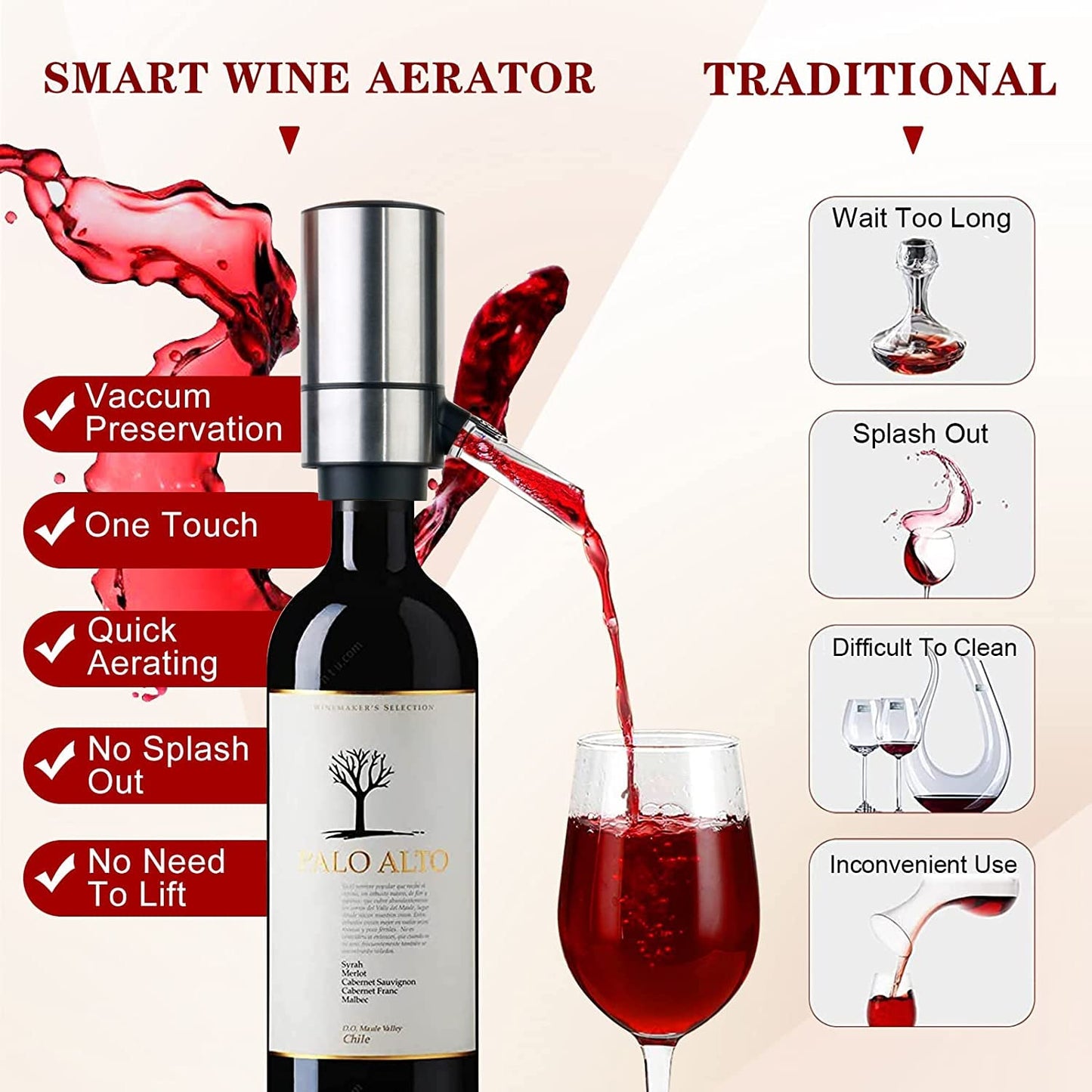 🔥2023 HOT SALE - Electric Wine Aerator Pourer