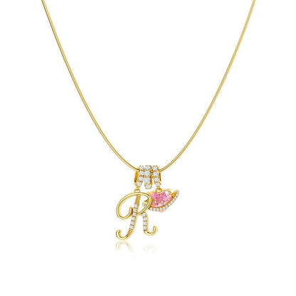 🔥LAST DAY 49% OFF- 📿14K Gold Plated 3-Layering Initial A-Z Letter Pendant Necklaces