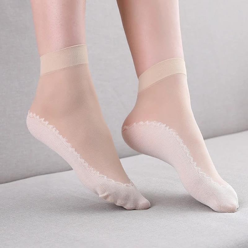 🔥- Silky Anti-Slip Socks