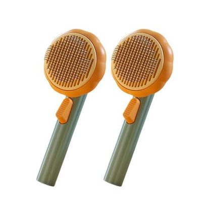 🐈Pumpkin Pet CombPet Grooming Self Cleaning Slicker Brush for Dogs Cats Puppy Rabbit