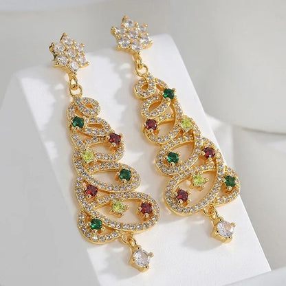 🎄CHRISTMAS HOT SALE✨SHINY CHRISTMAS TREE EARRINGS(Buy 3 Get Free Shipping)