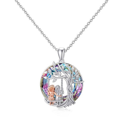 Last Day Promotion 48% OFF--🎁For Friend -  Thank You for Being My Unbiological Sister Tree of Life Sisters Necklace