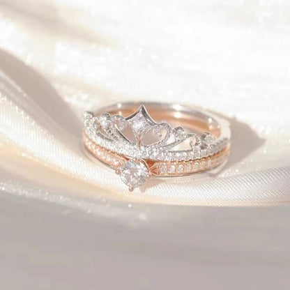 49% OFF - Keep Me In Your Heart - Crown Ring (Adjustable - One Size Fits All)