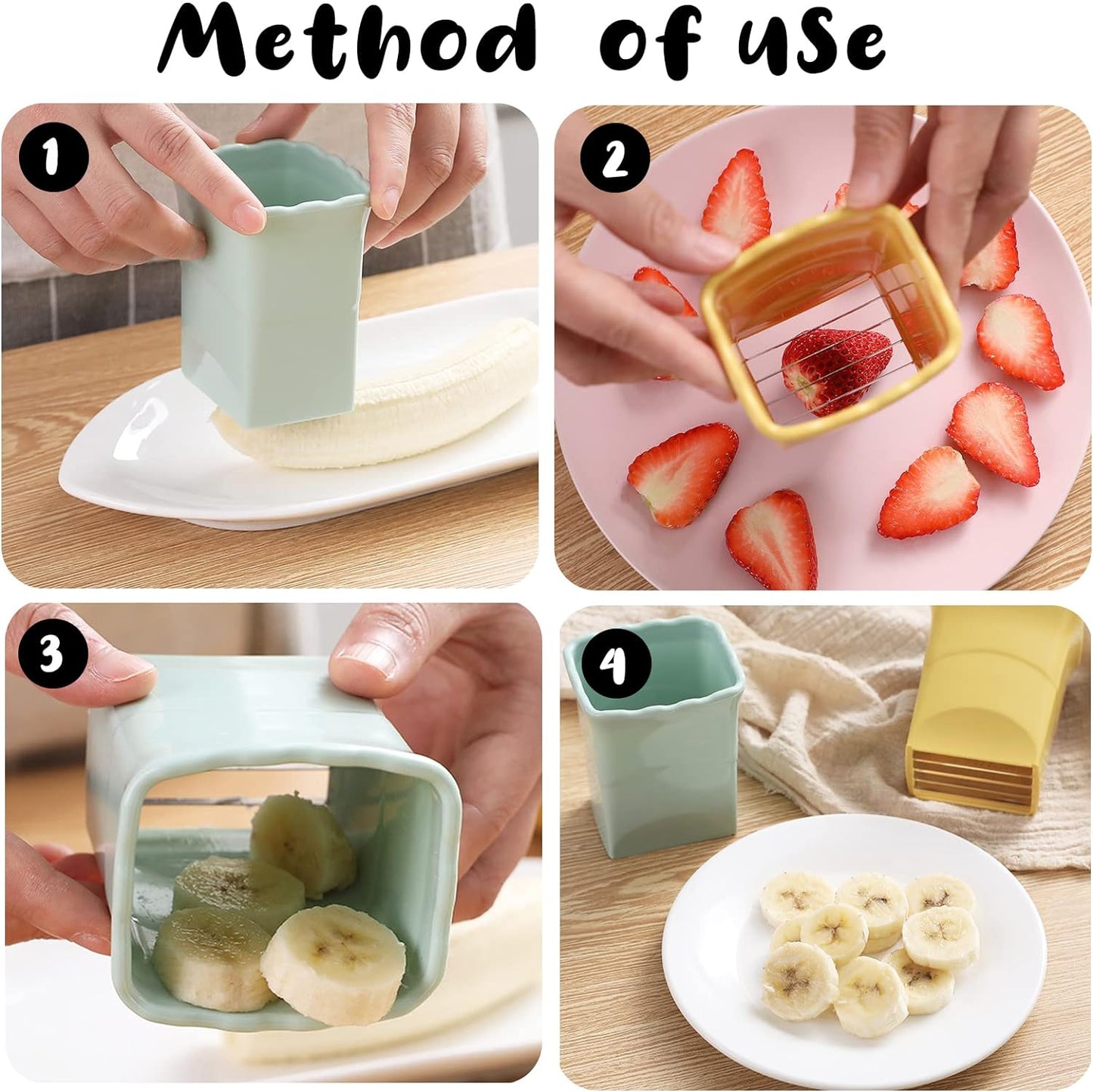 2023 New Fruit Egg Stainless Steel Cup Slicer