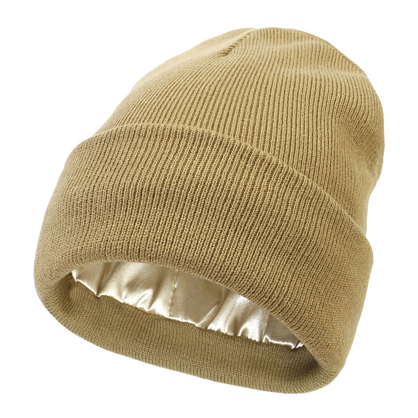 🔥LAST DAY 49% OFF- Satin Lined Knit Beanie Hat