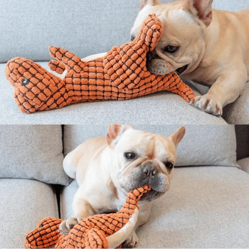 tear-resistant Robust Dino - Dog Toy 2.0 Upgraded Version