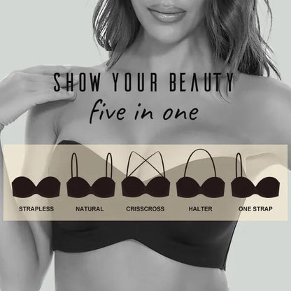 ⏰LAST DAY BUY 1 GET 1 FREE ( Add 2 Pcs To Cart ) ⏰ - Full Support Non-Slip Convertible Bandeau Bra