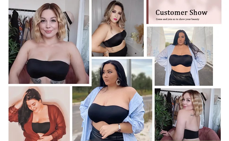 ⏰LAST DAY BUY 1 GET 1 FREE ( Add 2 Pcs To Cart ) ⏰ - Full Support Non-Slip Convertible Bandeau Bra
