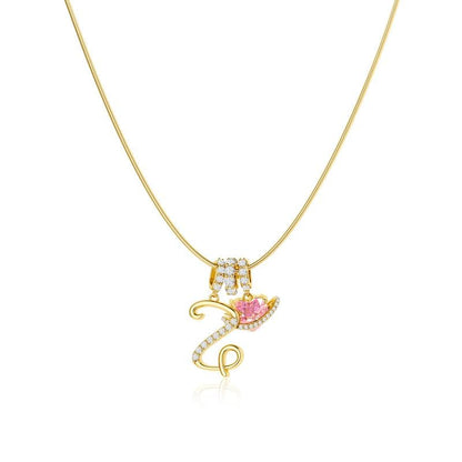 🔥LAST DAY 49% OFF- 📿14K Gold Plated 3-Layering Initial A-Z Letter Pendant Necklaces