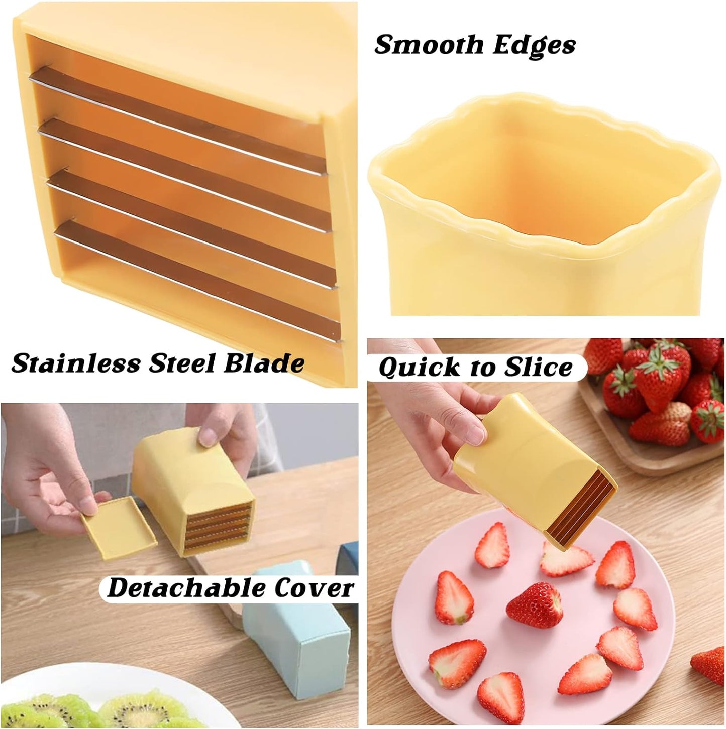 2023 New Fruit Egg Stainless Steel Cup Slicer
