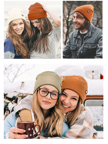 🔥LAST DAY 49% OFF- Satin Lined Knit Beanie Hat