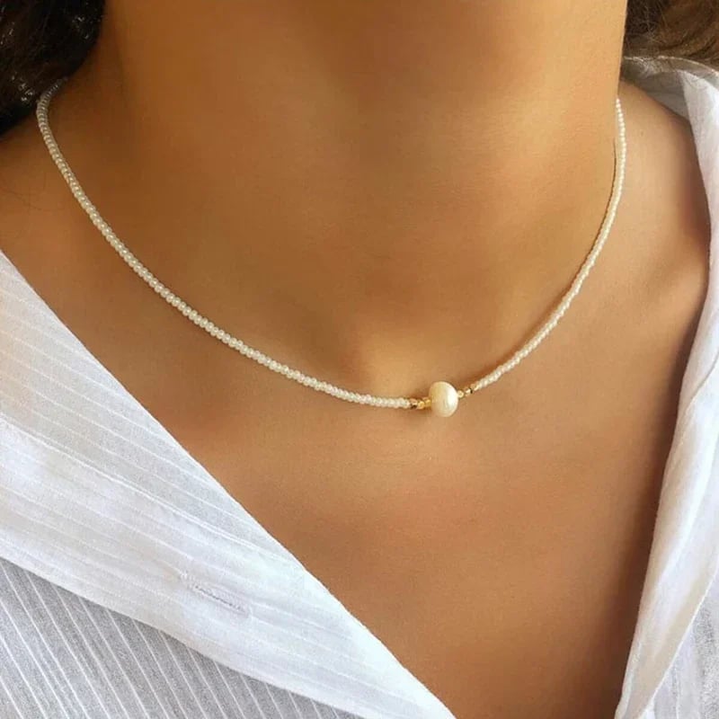 Freshwater Pearl Necklace (4 Color Options)-🔥Buy 2 Save 48% OFF🔥