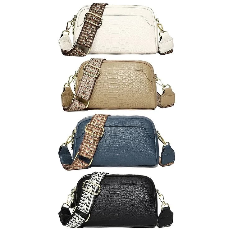 🔥Hot Sale 48% OFF🔥First Layer Cowhide Crossbody Bag Alligator Pattern Women Shoulder Bag for Work