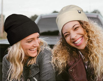🔥LAST DAY 49% OFF- Satin Lined Knit Beanie Hat