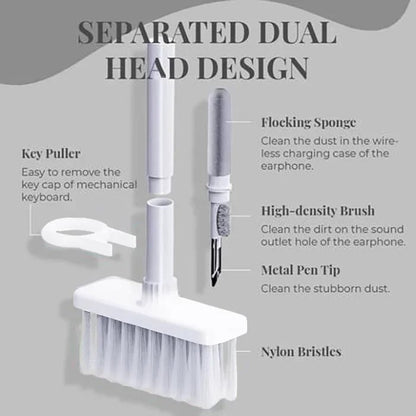 (🔥Hot Sale NOW- SAVE 47% OFF)5 in 1 Keyboard Cleaning Brush Kit(BUY 2 GET 2 FREE NOW)