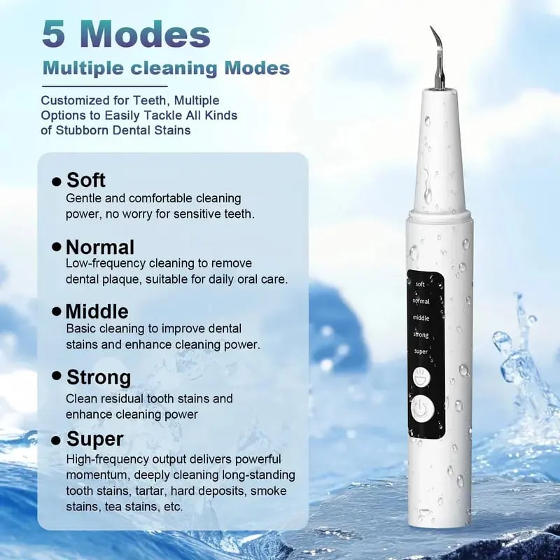 🔥LAST DAY 49% OFF- Electric Toothbrush - 🦷Effectively removes plaque, tartar and stains Prevents cavities, bad breath and gum disease For home use