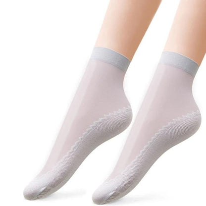 🔥- Silky Anti-Slip Socks