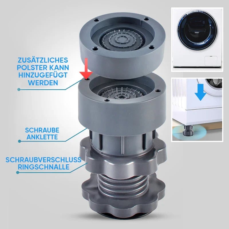 4 pieces height adjustable washing machine stand