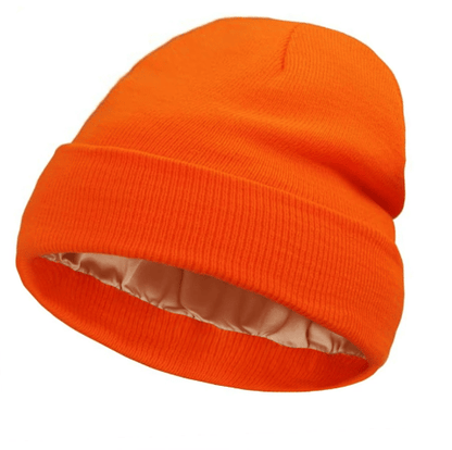 🔥LAST DAY 49% OFF- Satin Lined Knit Beanie Hat