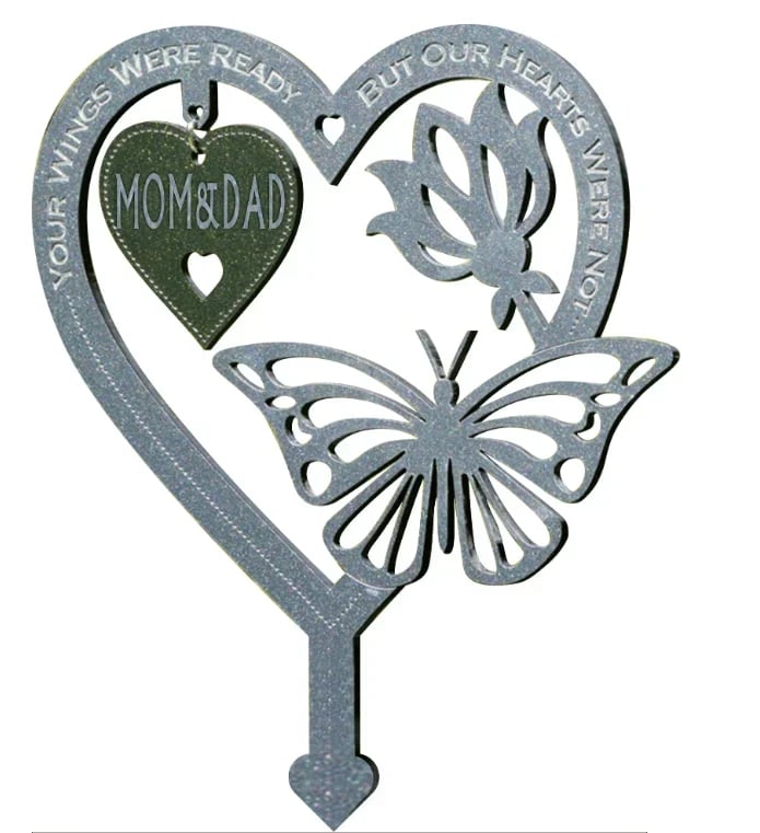 48% OFF🔥 - Memorial Gift Butterfly Ornament-Garden Memorial Plaque