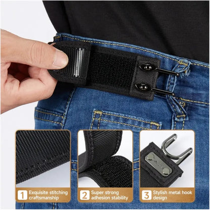 🔥LAST DAY 49% OFF- Tactical Metal Hook Elastic Belt