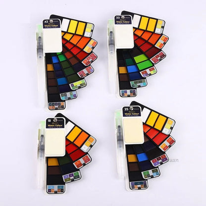🔥Last Day Promotion 49% OFF -- Handy Watercolor Travel Kit