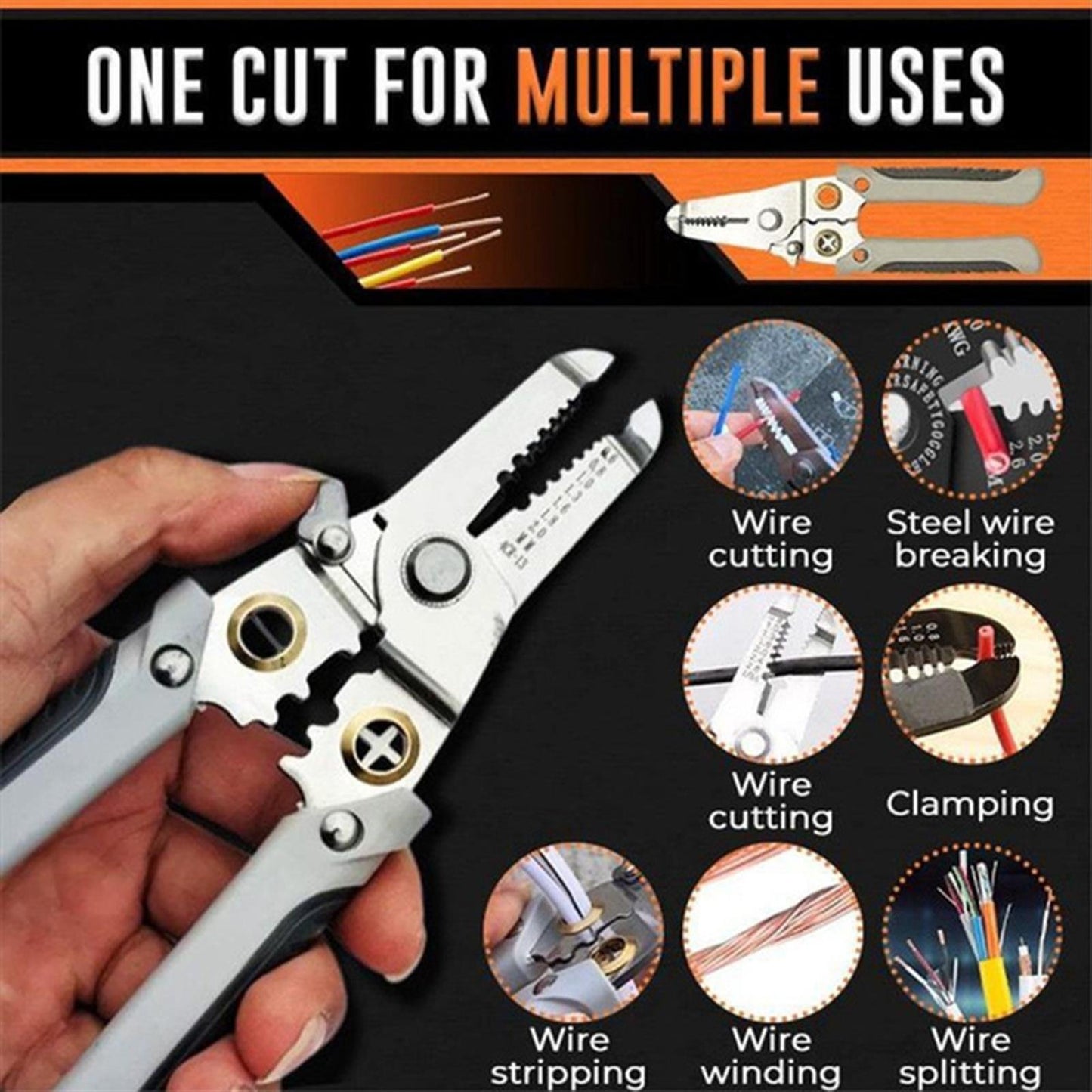 (🔥HOT SALE NOW )- Multifunction Wire Plier Tool