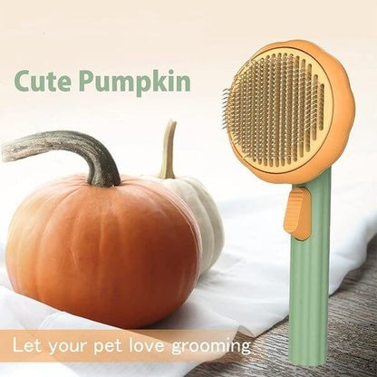 🐈Pumpkin Pet CombPet Grooming Self Cleaning Slicker Brush for Dogs Cats Puppy Rabbit