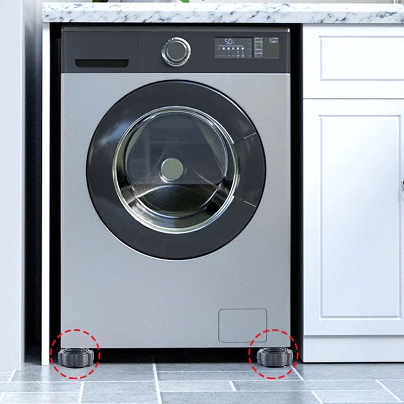 4 pieces height adjustable washing machine stand