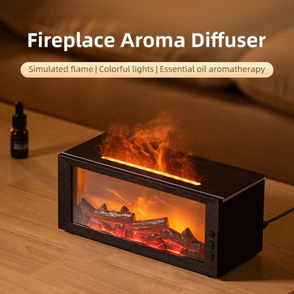 🔥LAST DAY 49% OFF- Mini Flame Multicoloured Fireplace Aromatherapy Diffuser