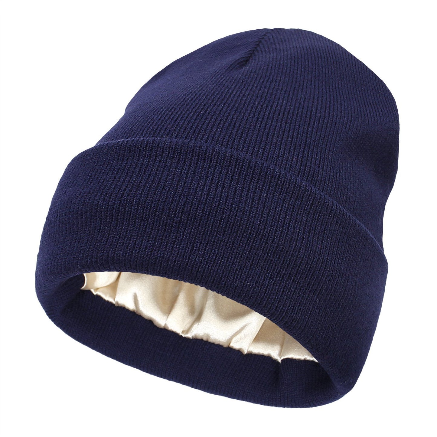 🔥LAST DAY 49% OFF- Satin Lined Knit Beanie Hat