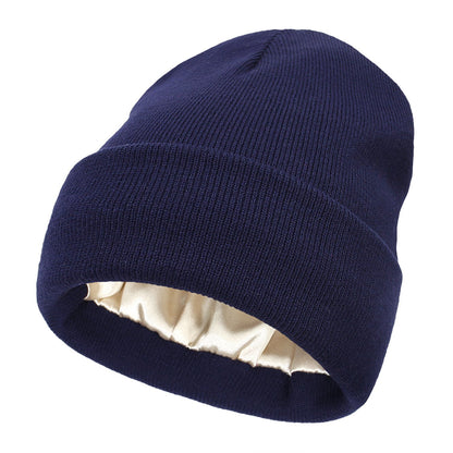 🔥LAST DAY 49% OFF- Satin Lined Knit Beanie Hat